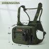 image:imageKastKing Bait Boss WaterResistant Fishing Chest Pack With EVA ZipDown Workstation MOLLE Storage Adjustable Chest StrapsB Olive Green