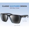 image:imageKastKing Beartrap Polarized Sports Fishing Sunglasses With PuriVex Protective Lens Coating Wayfarer Design Men WomenB Matte Black Frame  Smoke