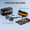 image:imageKastKing Beartrap Polarized Sports Fishing Sunglasses With PuriVex Protective Lens Coating Wayfarer Design Men WomenB Matte Black Frame  Smoke