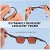 image:imageKastKing Beartrap Polarized Sports Fishing Sunglasses With PuriVex Protective Lens Coating Wayfarer Design Men WomenD Matte Black Frame  Chartreuse Mirror