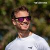 image:imageKastKing Beartrap Polarized Sports Fishing Sunglasses With PuriVex Protective Lens Coating Wayfarer Design Men WomenG Gloss Black Frame  Lavender Mirror