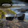 image:imageKastKing Beartrap Polarized Sports Fishing Sunglasses With PuriVex Protective Lens Coating Wayfarer Design Men WomenH Matte Smoke Crystal Frame  Smoke