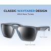image:imageKastKing Beartrap Polarized Sports Fishing Sunglasses With PuriVex Protective Lens Coating Wayfarer Design Men WomenH Matte Smoke Crystal Frame  Smoke