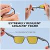 image:imageKastKing Beartrap Polarized Sports Fishing Sunglasses With PuriVex Protective Lens Coating Wayfarer Design Men WomenI Matte Smoke Crystal Frame  Scarlet Mirror