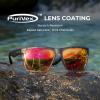 image:imageKastKing Beartrap Polarized Sports Fishing Sunglasses With PuriVex Protective Lens Coating Wayfarer Design Men WomenI Matte Smoke Crystal Frame  Scarlet Mirror