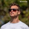 image:imageKastKing Beartrap Polarized Sports Fishing Sunglasses With PuriVex Protective Lens Coating Wayfarer Design Men WomenJ Matte Demi Frame  Brown
