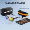 image:imageKastKing Beartrap Polarized Sports Fishing Sunglasses With PuriVex Protective Lens Coating Wayfarer Design Men WomenK Gloss Demi Frame  Chartreuse Mirror