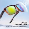 image:imageKastKing Beartrap Polarized Sports Fishing Sunglasses With PuriVex Protective Lens Coating Wayfarer Design Men WomenK Gloss Demi Frame  Chartreuse Mirror
