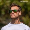 image:imageKastKing Beartrap Polarized Sports Fishing Sunglasses With PuriVex Protective Lens Coating Wayfarer Design Men WomenK Gloss Demi Frame  Chartreuse Mirror
