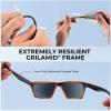 image:imageKastKing Beartrap Polarized Sports Fishing Sunglasses With PuriVex Protective Lens Coating Wayfarer Design Men WomenL Gloss Yellow Demi Frame  Smoke