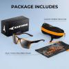 image:imageKastKing Beartrap Polarized Sports Fishing Sunglasses With PuriVex Protective Lens Coating Wayfarer Design Men WomenL Gloss Yellow Demi Frame  Smoke