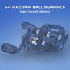 image:imageKastKing Centron Fishing Rod and Reel Combo Spinning amp Baitcasting Combos IM6 Graphite 2Pc Blanks Stainless Steel Guides with Ceramic Rings Contoured EVA Handles amp Fighting ButtCast7 Mh  Left Handed