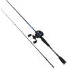 image:imageKastKing Centron Fishing Rod and Reel Combo Spinning amp Baitcasting Combos IM6 Graphite 2Pc Blanks Stainless Steel Guides with Ceramic Rings Contoured EVA Handles amp Fighting ButtCast7 Mh  Left Handed