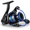 image:imageKastKing Centron amp Centron Lite Spinning Reels Size 500 is Perfect for Ice Fishing Up to 175 Max Drag 521 Gear Ratio Ultra Smooth Powerful CNC Aluminum Spool 91 BB Light WeightCentron