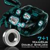 image:imageKastKing Crixus Fishing Rod and Reel Combo High Performance Spinning amp Baitcaster Combo IM6 Graphite 2Pc Blanks Zirconium Oxide Rings SuperPolymer Handle Lightweight Reel with Aluminum SpoolB Cast66 Med Heavy Left Handed2pcs