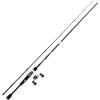 image:imageKastKing Crixus Fishing Rod and Reel Combo High Performance Spinning amp Baitcaster Combo IM6 Graphite 2Pc Blanks Zirconium Oxide Rings SuperPolymer Handle Lightweight Reel with Aluminum SpoolB Cast70 Med Heavy Right Handed2pcs