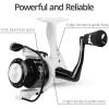 image:imageKastKing Crixus Fishing Rod and Reel Combo High Performance Spinning amp Baitcaster Combo IM6 Graphite 2Pc Blanks Zirconium Oxide Rings SuperPolymer Handle Lightweight Reel with Aluminum SpoolA Spin56 Light2pcs 2000 Reel
