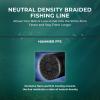 image:imageKastKing Hammer FFS Neutral Density UHMWPE Braided Fishing Line Unique 9Carrier MicroFilament Round Braid Colorfast Super Smooth Ultra Small Finesse DiametersStealth Black