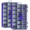 image:imageKastKing HyperSeal Waterproof Tackle Box 3600 and 3700 Tackle Trays Fishing Tackle Box Organizer with Removable Dividers Lure Box and Terminal Tackle StorageBlackPurple