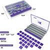 image:imageKastKing HyperSeal Waterproof Tackle Box 3600 and 3700 Tackle Trays Fishing Tackle Box Organizer with Removable Dividers Lure Box and Terminal Tackle StorageBlackPurple