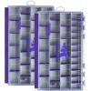 image:imageKastKing HyperSeal Waterproof Tackle Box 3600 and 3700 Tackle Trays Fishing Tackle Box Organizer with Removable Dividers Lure Box and Terminal Tackle StorageBlackPurple
