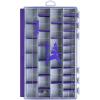 image:imageKastKing HyperSeal Waterproof Tackle Box 3600 and 3700 Tackle Trays Fishing Tackle Box Organizer with Removable Dividers Lure Box and Terminal Tackle StorageBlackPurple