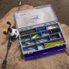 image:imageKastKing HyperSeal Waterproof Tackle Box 3600 and 3700 Tackle Trays Fishing Tackle Box Organizer with Removable Dividers Lure Box and Terminal Tackle StorageBlackPurple