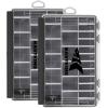 image:imageKastKing HyperSeal Waterproof Tackle Box 3600 and 3700 Tackle Trays Fishing Tackle Box Organizer with Removable Dividers Lure Box and Terminal Tackle StorageBlackBlack