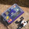 image:imageKastKing HyperSeal Waterproof Tackle Box 3600 and 3700 Tackle Trays Fishing Tackle Box Organizer with Removable Dividers Lure Box and Terminal Tackle StorageBlackPurple