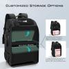 image:imageKastKing KarryAll Fishing Tackle Backpack with Rod Holder 4 Tackle Boxes4026L Tackle Bag Storage Fishing Gear and EquipmentA Large 40 L  Black