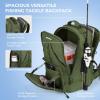 image:imageKastKing KarryAll Fishing Tackle Backpack with Rod Holder 4 Tackle Boxes4026L Tackle Bag Storage Fishing Gear and EquipmentF Medium 26 L  Green