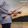 image:imageKastKing Lethal Blaze Twintip Fishing Rod and Reel Combo Spinning amp Baitcaster Combo Flame Pattern Design IM6 Graphite 2Pc Rod with Backup Tip Section StainlessSteel Guides EVA HandleSpin68 M2000 Reel 2pcs Extra Tip