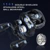 image:imageKastKing MegaJaws Elite Baitcasting Fishing Reel New AutoMag Dual Braking System Only 67oz 1764 LBs Carbon Fiber Drag 111 Shielded BB High Speed 541 to 911 Gear RatiosMegajaws Elite  64oz