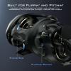 image:imageKastKing MegaJaws Elite Baitcasting Fishing Reel New AutoMag Dual Braking System Only 67oz 1764 LBs Carbon Fiber Drag 111 Shielded BB High Speed 541 to 911 Gear RatiosMegajaws Elite  64oz