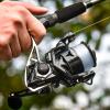 image:imageKastKing Megatron Spinning Reel Freshwater and Saltwater Spinning Fishing Reel Rigid Aluminum Frame 71 DoubleShielded StainlessSteel BB Over 30 lbs Carbon Drag CNC Aluminum Spool amp Handle2000