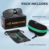 image:imageKastKing Merced Floating Polarized Sports Sunglasses With PuriVex Protective Lens Coating Lightweight TPX Frame Men WomenA Matte Black Frame  Smoke