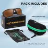 image:imageKastKing Merced Floating Polarized Sports Sunglasses With PuriVex Protective Lens Coating Lightweight TPX Frame Men WomenC Matte Dark Brown Frame  Brown