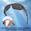 image:imageKastKing Merced Floating Polarized Sports Sunglasses With PuriVex Protective Lens Coating Lightweight TPX Frame Men WomenC Matte Dark Brown Frame  Brown