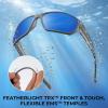 image:imageKastKing Merced Floating Polarized Sports Sunglasses With PuriVex Protective Lens Coating Lightweight TPX Frame Men WomenD Matte Gray Frame  Ice Mirror