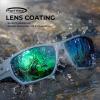 image:imageKastKing Merced Floating Polarized Sports Sunglasses With PuriVex Protective Lens Coating Lightweight TPX Frame Men WomenE Matte Light Gray Frame  Chartruesse Mirror