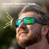 image:imageKastKing Merced Floating Polarized Sports Sunglasses With PuriVex Protective Lens Coating Lightweight TPX Frame Men WomenE Matte Light Gray Frame  Chartruesse Mirror
