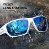 image:imageKastKing Merced Floating Polarized Sports Sunglasses With PuriVex Protective Lens Coating Lightweight TPX Frame Men WomenF Matte White Frame  Blue Ocean Mirror