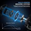 image:imageKastKing MgTi Elite Baitcasting Reel with True Titanium Spool Halo Vortex Magnetic Braking System DigiCut Magnesium Body Frame TiCon Carbon Fiber Side Covers 291 Ball BearingsLeft HandedBlack811