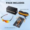 image:imageKastKing Nizini Polarized Sports Fishing Sunglasses With PuriVex Protective Lens Coating Rimless Wrap Design Men WomenA Matte Smoke Crystal Frame  Burgundy Mirror