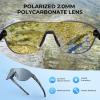 image:imageKastKing Nizini Polarized Sports Fishing Sunglasses With PuriVex Protective Lens Coating Rimless Wrap Design Men WomenC Gloss Smoke Crystal Frame  Granite Mirror