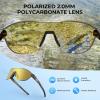 image:imageKastKing Nizini Polarized Sports Fishing Sunglasses With PuriVex Protective Lens Coating Rimless Wrap Design Men WomenD Gloss Tal Dark Olive Frame  Gold Mirror