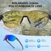 image:imageKastKing Nizini Polarized Sports Fishing Sunglasses With PuriVex Protective Lens Coating Rimless Wrap Design Men WomenE Matte Black Frame  Cobalt Mirror