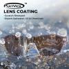 image:imageKastKing Nizini Polarized Sports Fishing Sunglasses With PuriVex Protective Lens Coating Rimless Wrap Design Men WomenG Gloss Crystal Frame  Silver Mirror