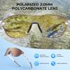 image:imageKastKing Nizini Polarized Sports Fishing Sunglasses With PuriVex Protective Lens Coating Rimless Wrap Design Men WomenG Gloss Crystal Frame  Silver Mirror