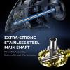 image:imageKastKing ReKon Saltwater Fishing Rod and Reel Combo Fishing Poles amp Reels Combo Graphite Blank Zirconia Rings NyliTech Frame amp Rotor EVA Handle Uplock Reel SeatSpin76 Medium Heavy4000 Reel2pcs